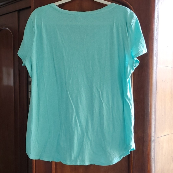 Soho xxl blue/green Hampton short sleeved tee - Picture 2 of 3